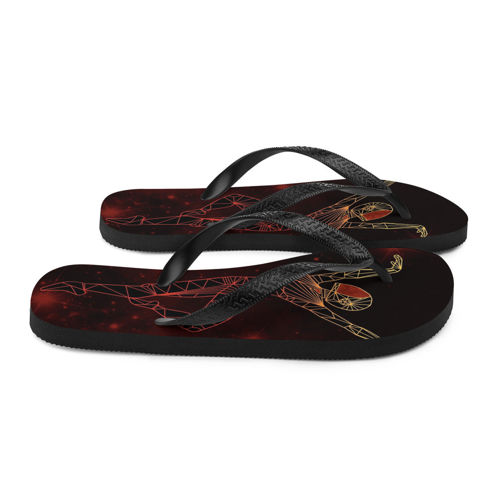 Afrobotica Releve Red Flip-Flops