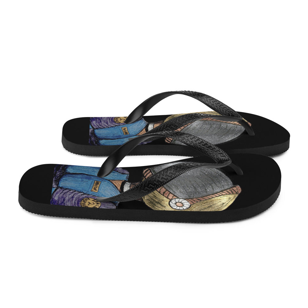 Afrobotica Suited Flip-Flops