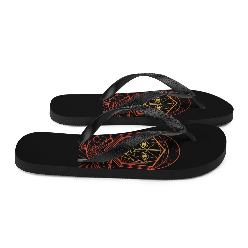 Afrobotica Avatar Red Flip-Flops