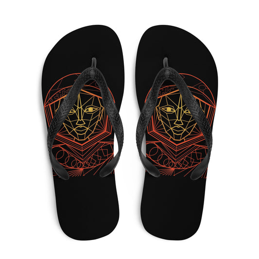 Afrobotica Avatar Red Flip-Flops