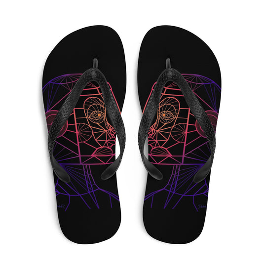 Afrobotica Native Neon Flip-Flops