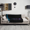 Afroboticus Cobalt Throw Blanket