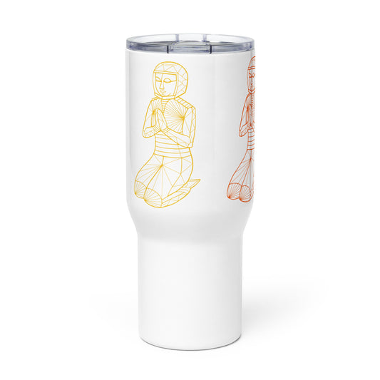 Grateful Voyager Travel mug with a handle