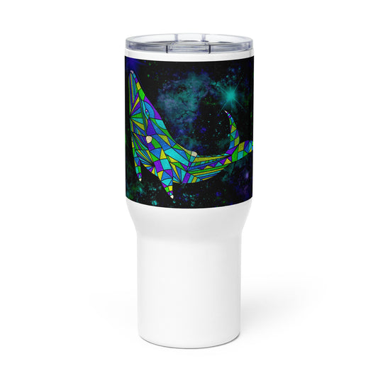 AstroCetacean Travel mug with a handle