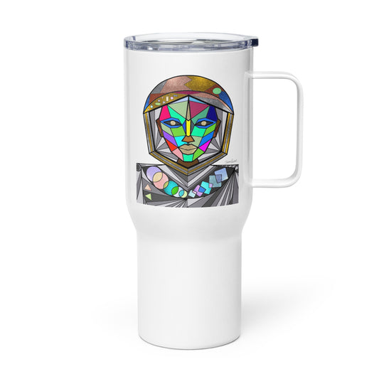 Afrobotica Avatar Multi Travel mug with a handle