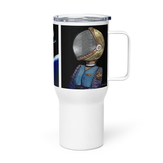 Xnauts Zero-G Travel mug with a handle