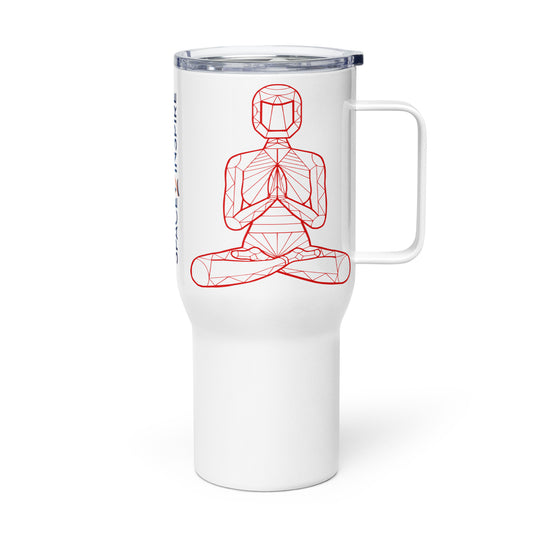 AffirmationNaut & FaithNaut Travel mug with a handle