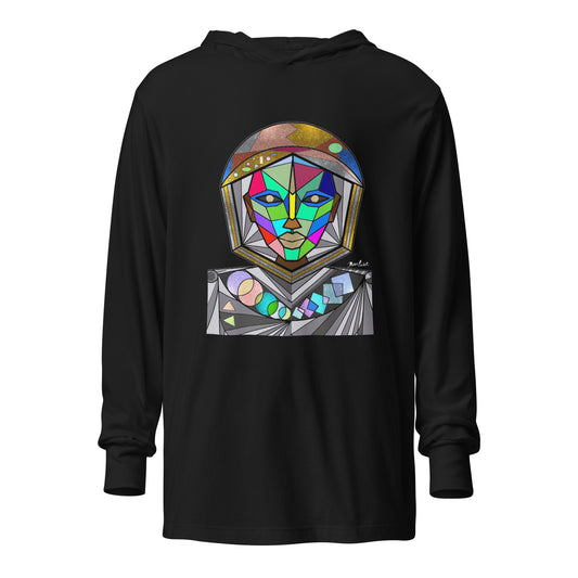 Afrobotica Avatar Multi Hooded long-sleeve tee