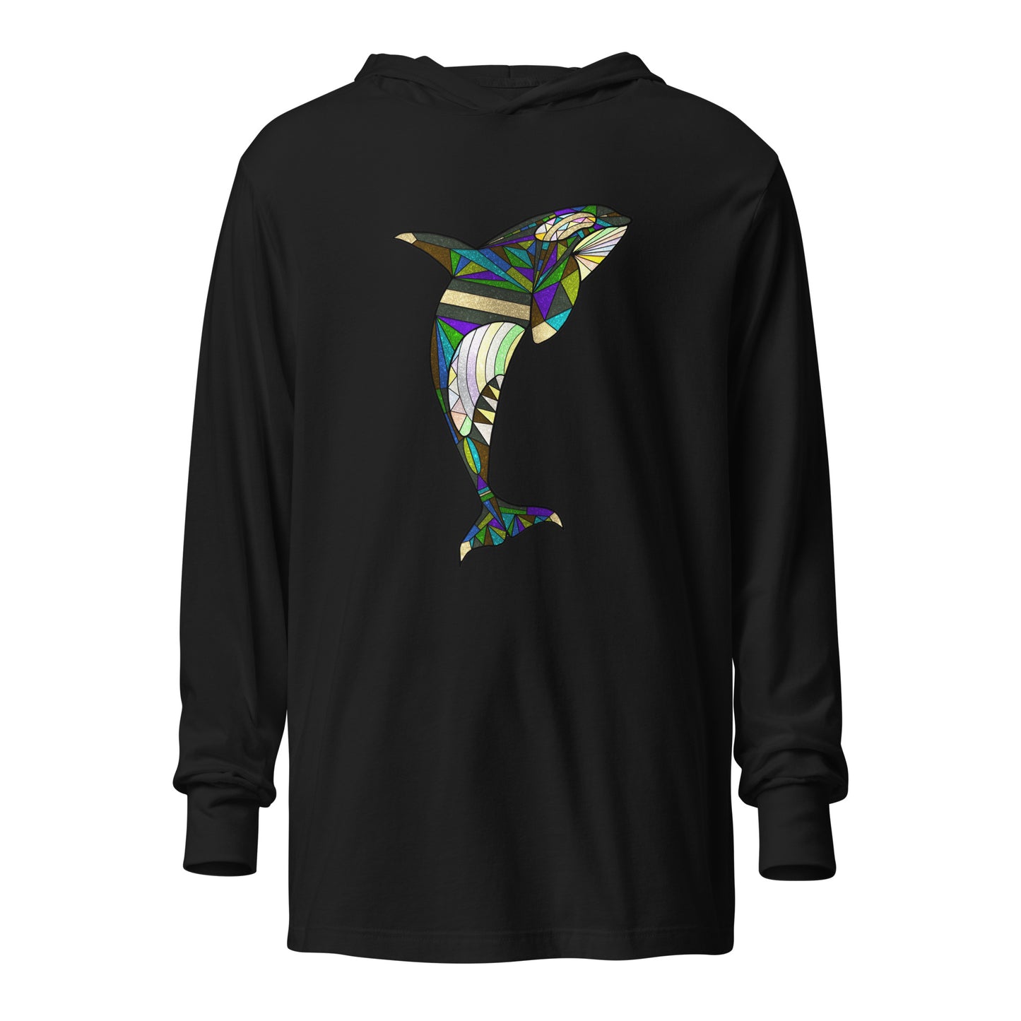 The Cosmic Orca Hooded long-sleeve tee