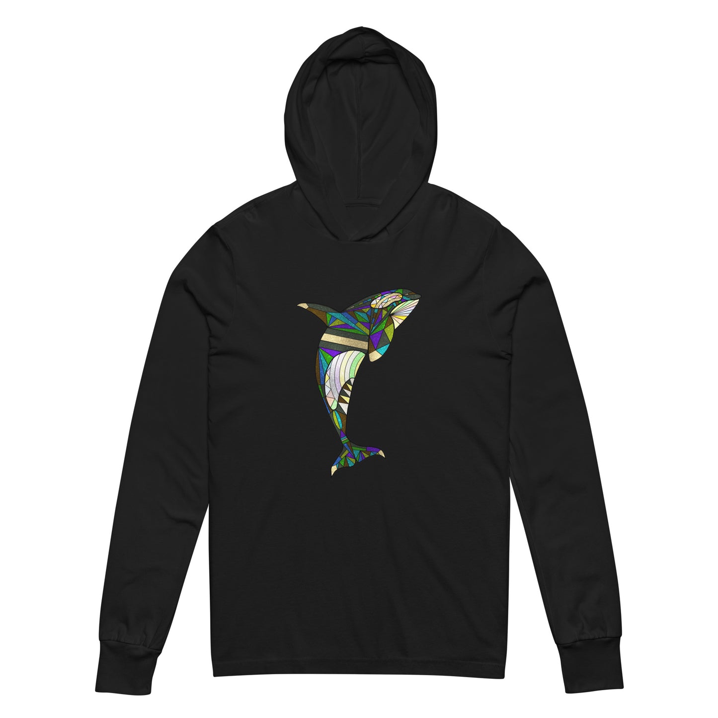 The Cosmic Orca Hooded long-sleeve tee