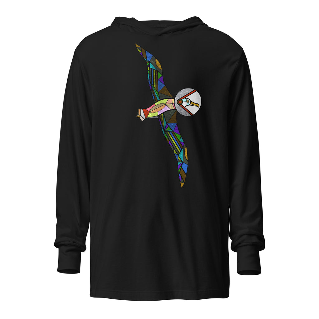 Wanderlust Hooded long-sleeve tee