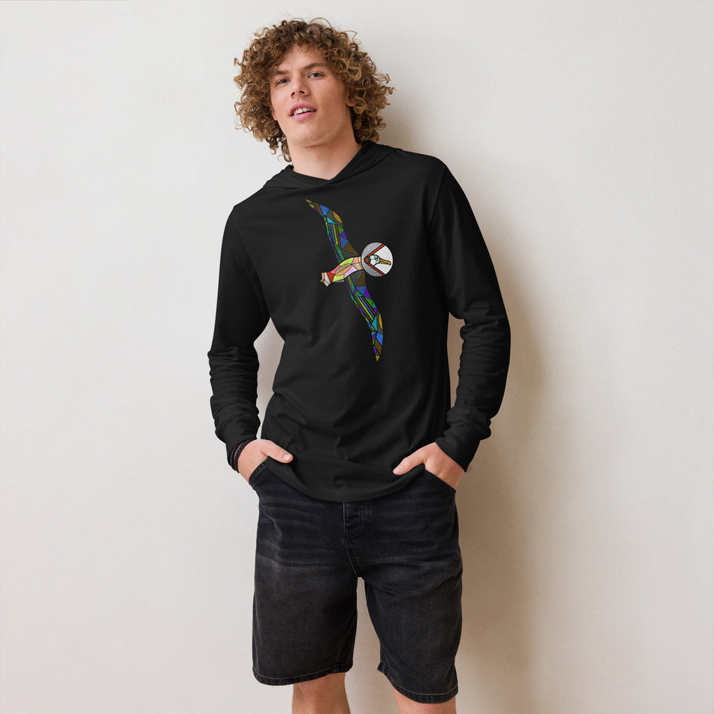 Wanderlust Hooded long-sleeve tee
