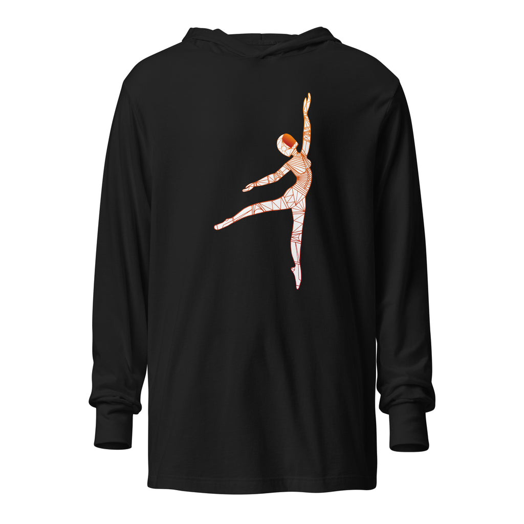 Afrobotica Pointe Constellation Hooded long-sleeve tee
