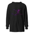 Afrobotica Ciseaux Hooded long-sleeve tee