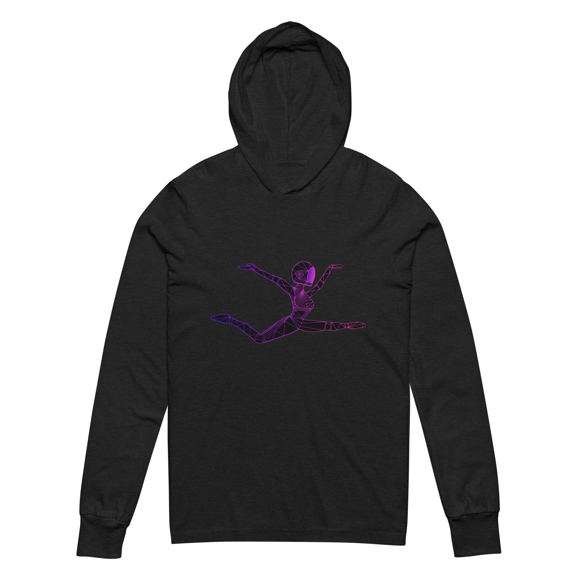 Afrobotica Ciseaux Hooded long-sleeve tee