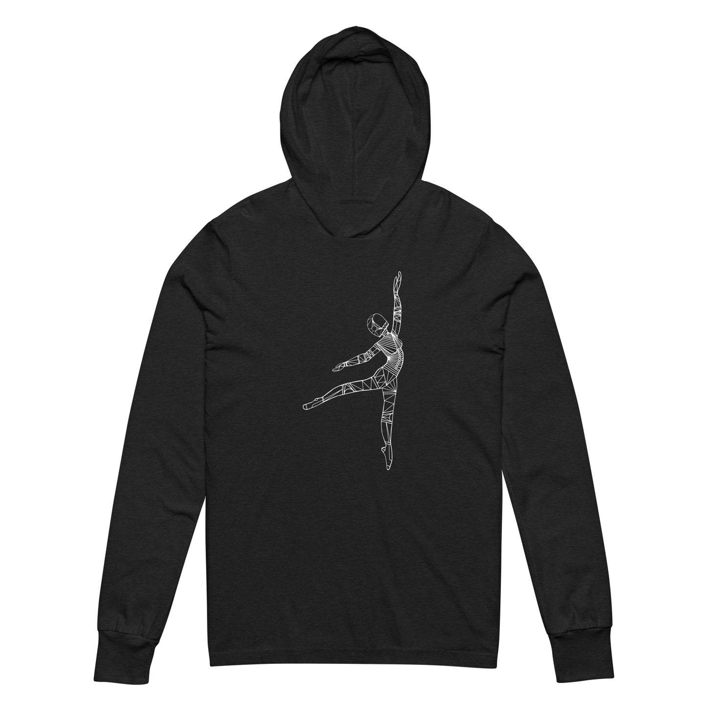 Afrobotica Pointe Hooded long-sleeve tee