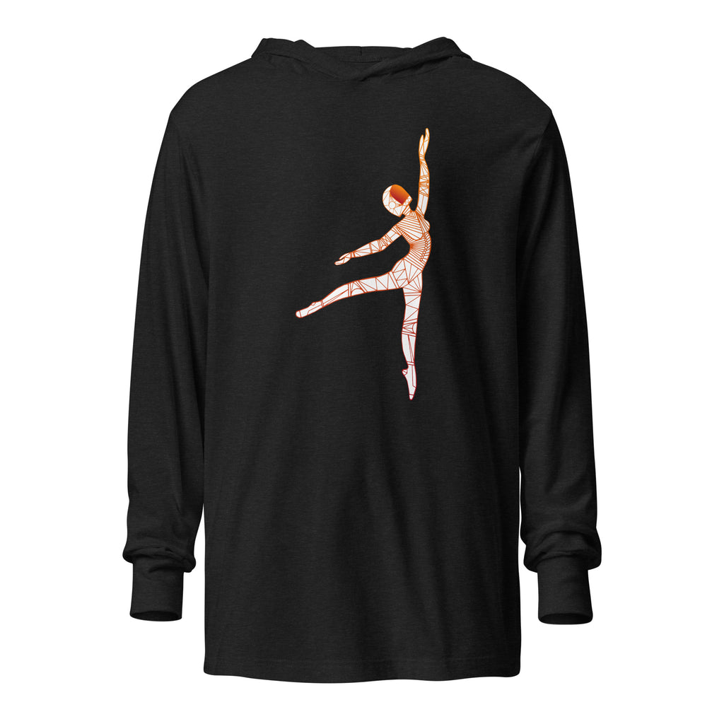 Afrobotica Pointe Constellation Hooded long-sleeve tee