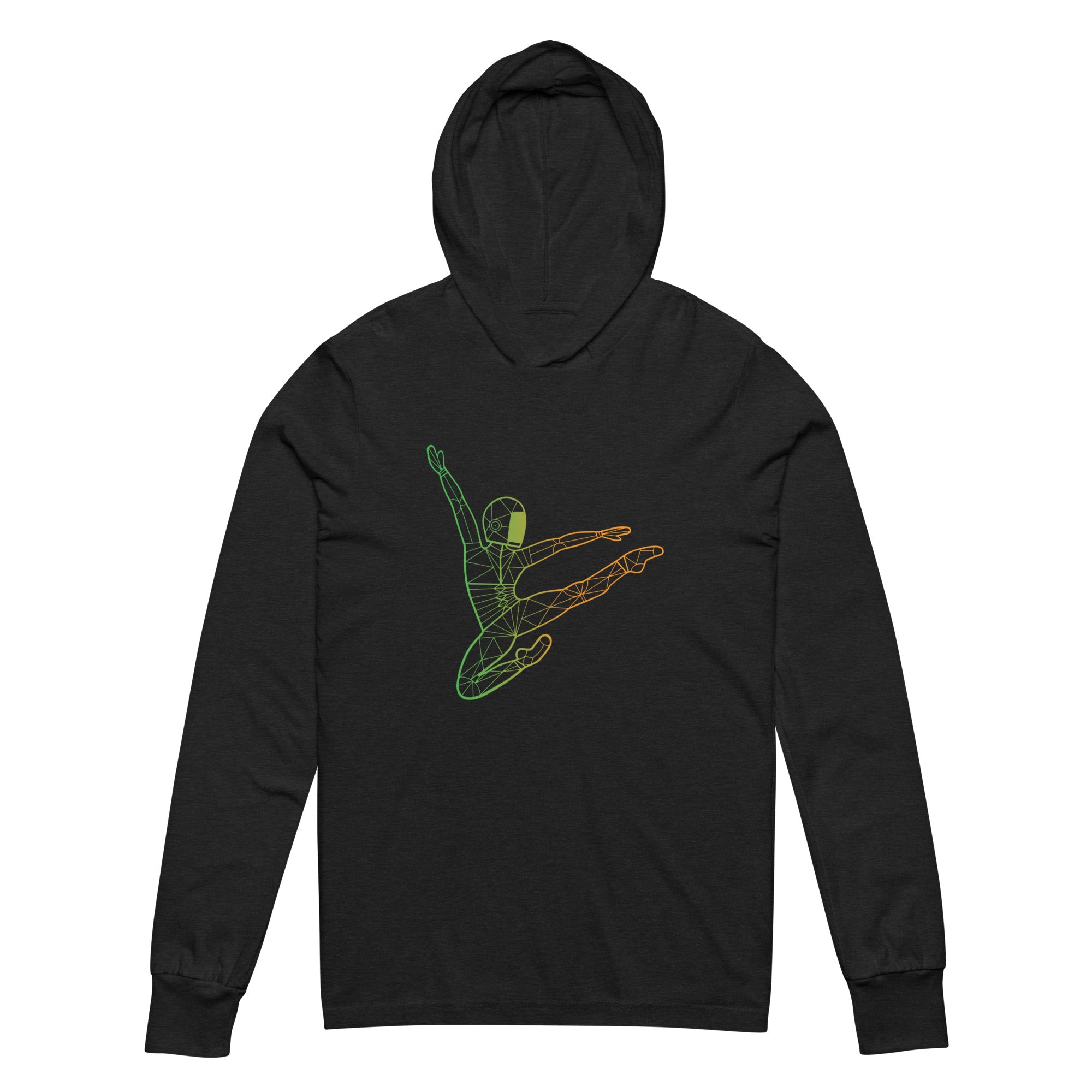 Afroboticus Emerald Hooded long-sleeve tee