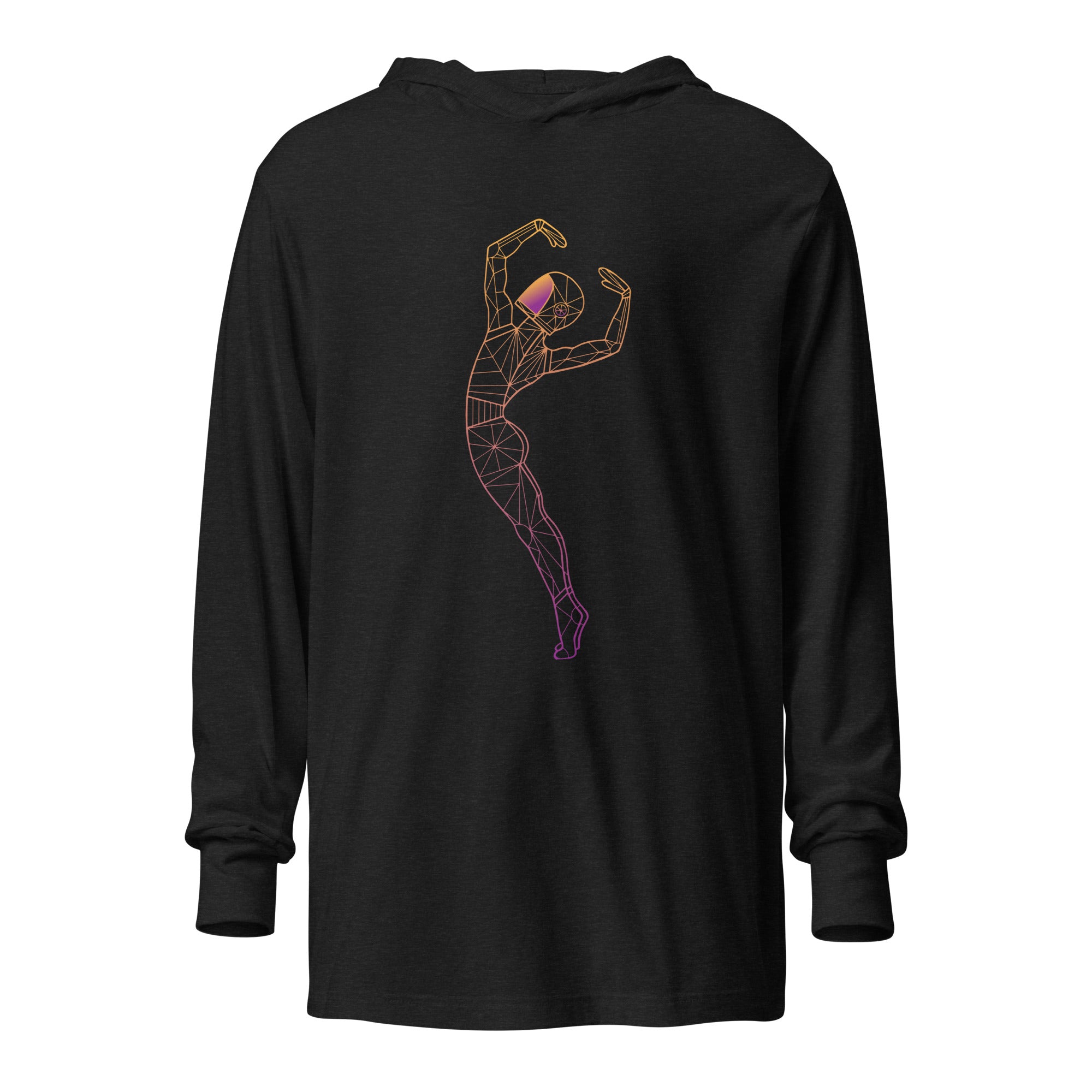 Afroboticus Plasma Hooded long-sleeve tee