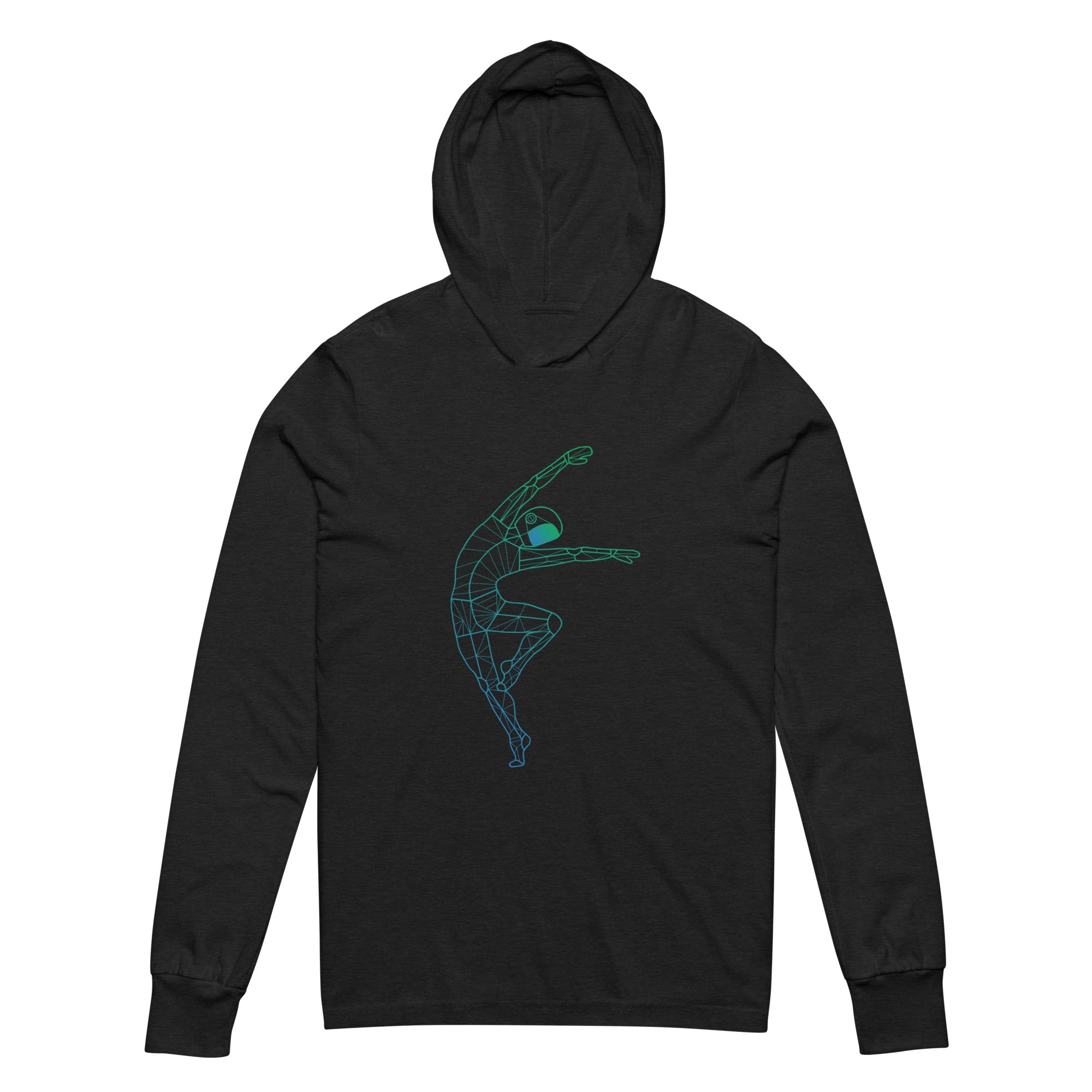 Afroboticus Stellar Drift Hooded long-sleeve tee