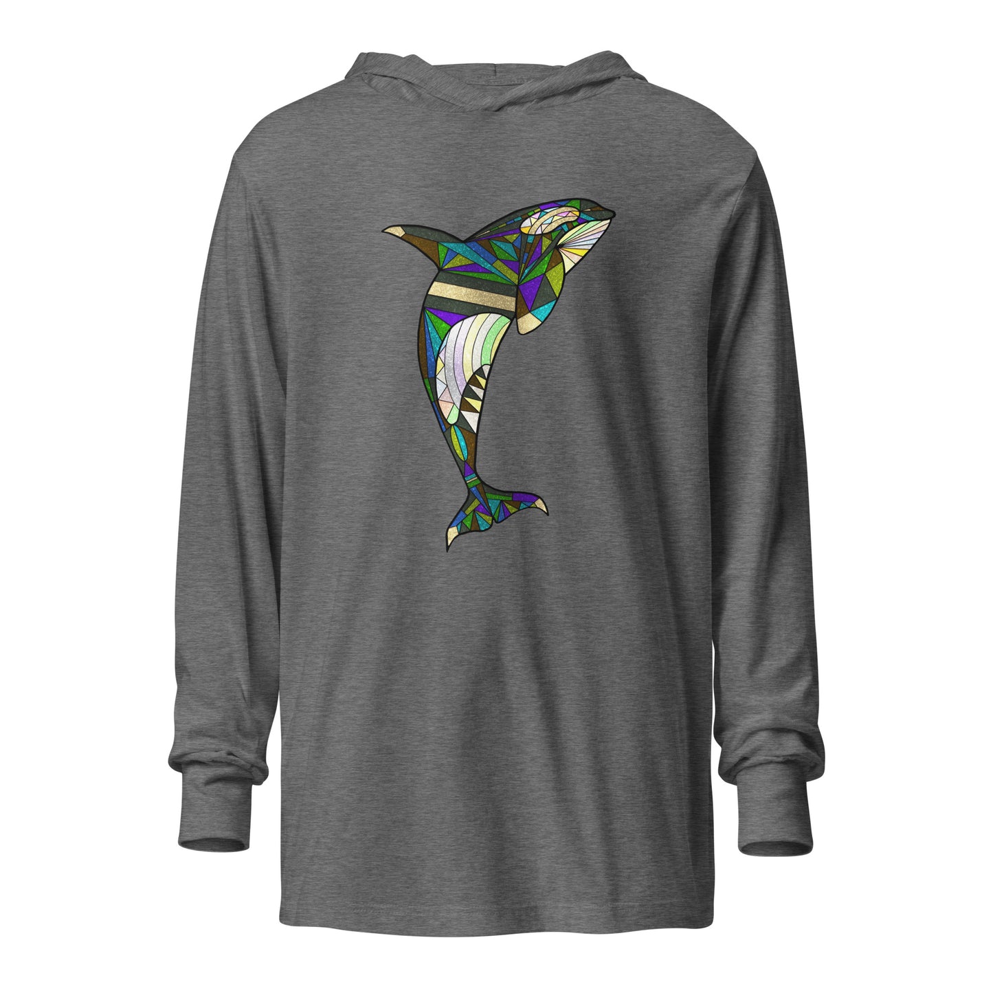 The Cosmic Orca Hooded long-sleeve tee