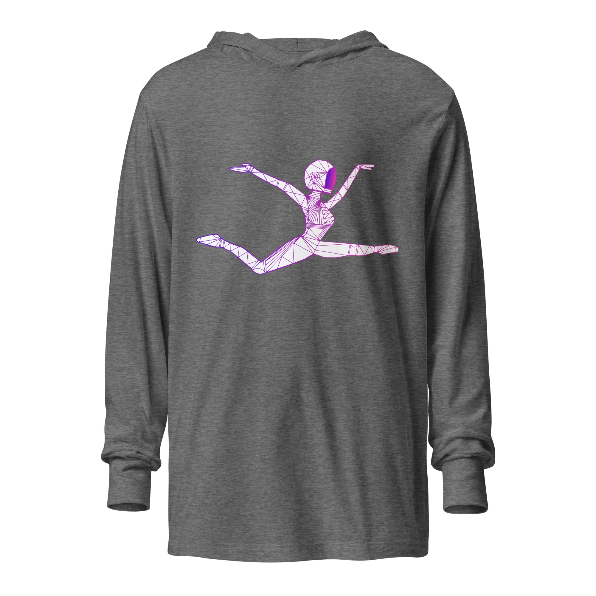 Afrobotica Ciseaux Hooded long-sleeve tee