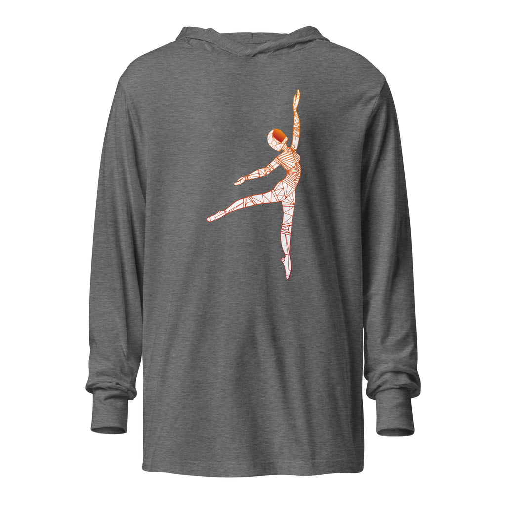 Afrobotica Pointe Constellation Hooded long-sleeve tee