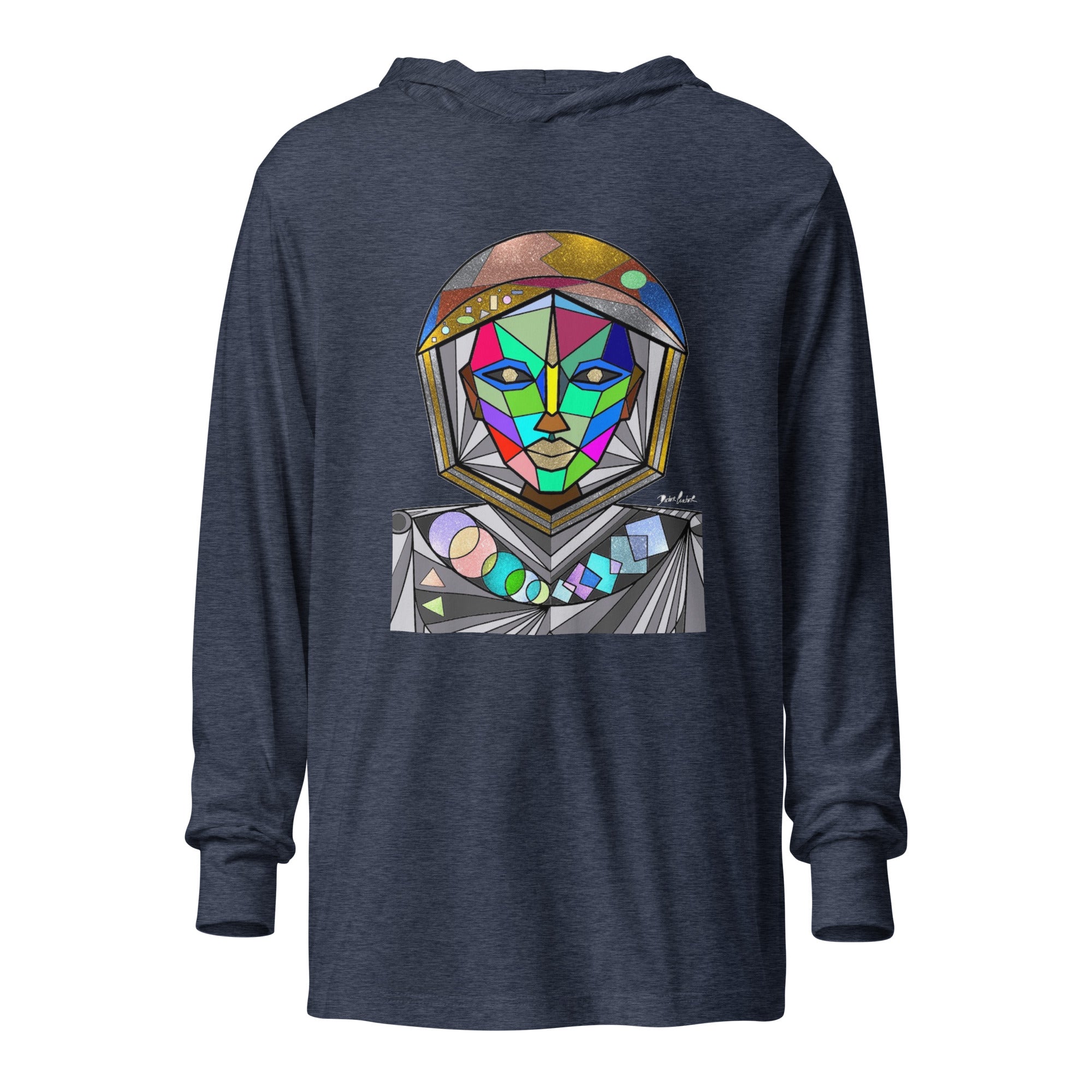 Afrobotica Avatar Multi Hooded long-sleeve tee