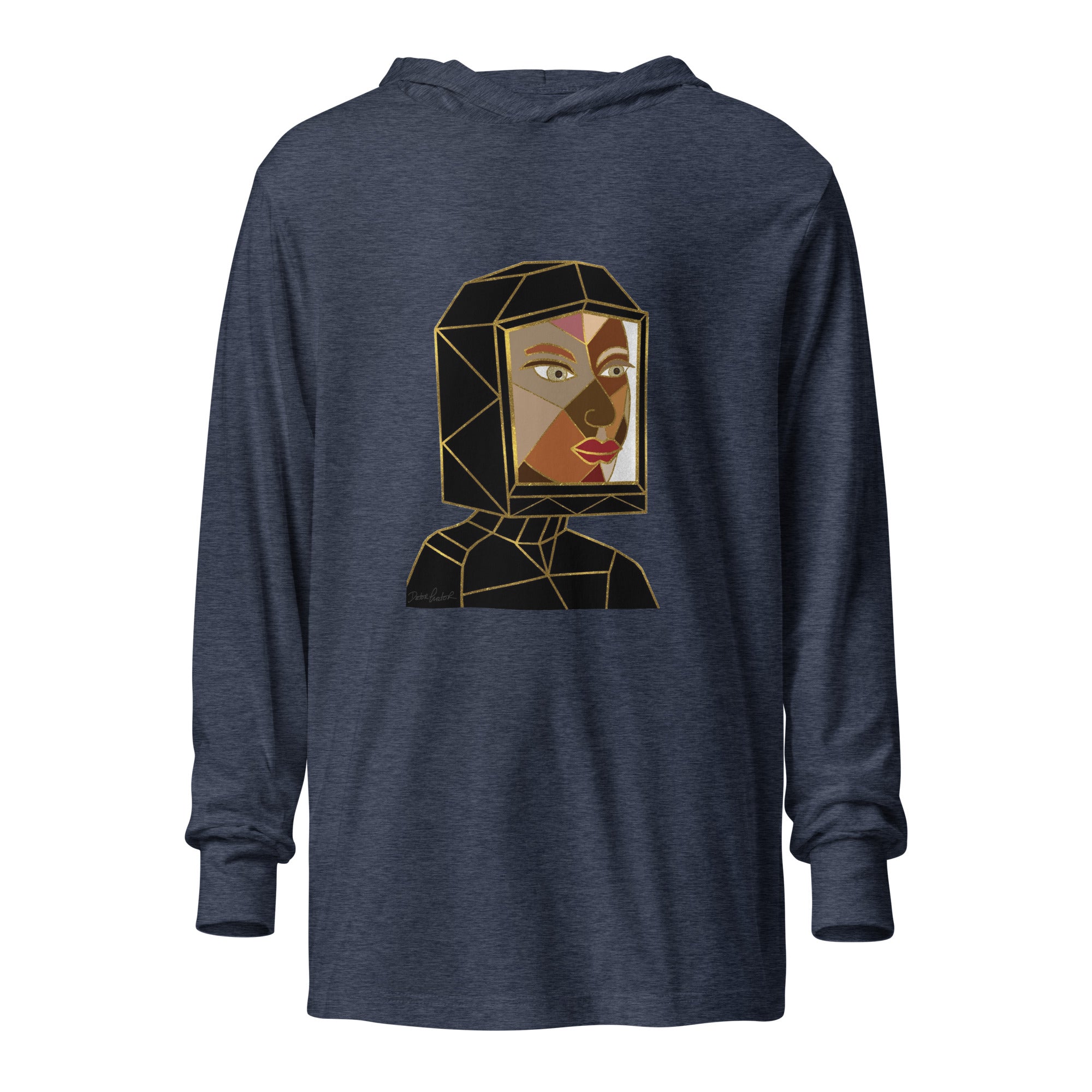 Afrobotica Avatar Earth Hooded long-sleeve tee