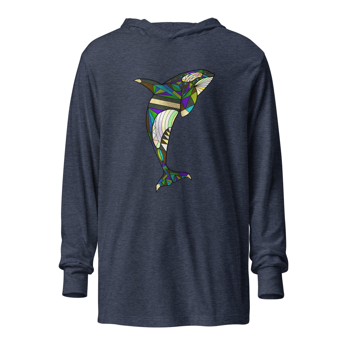 The Cosmic Orca Hooded long-sleeve tee