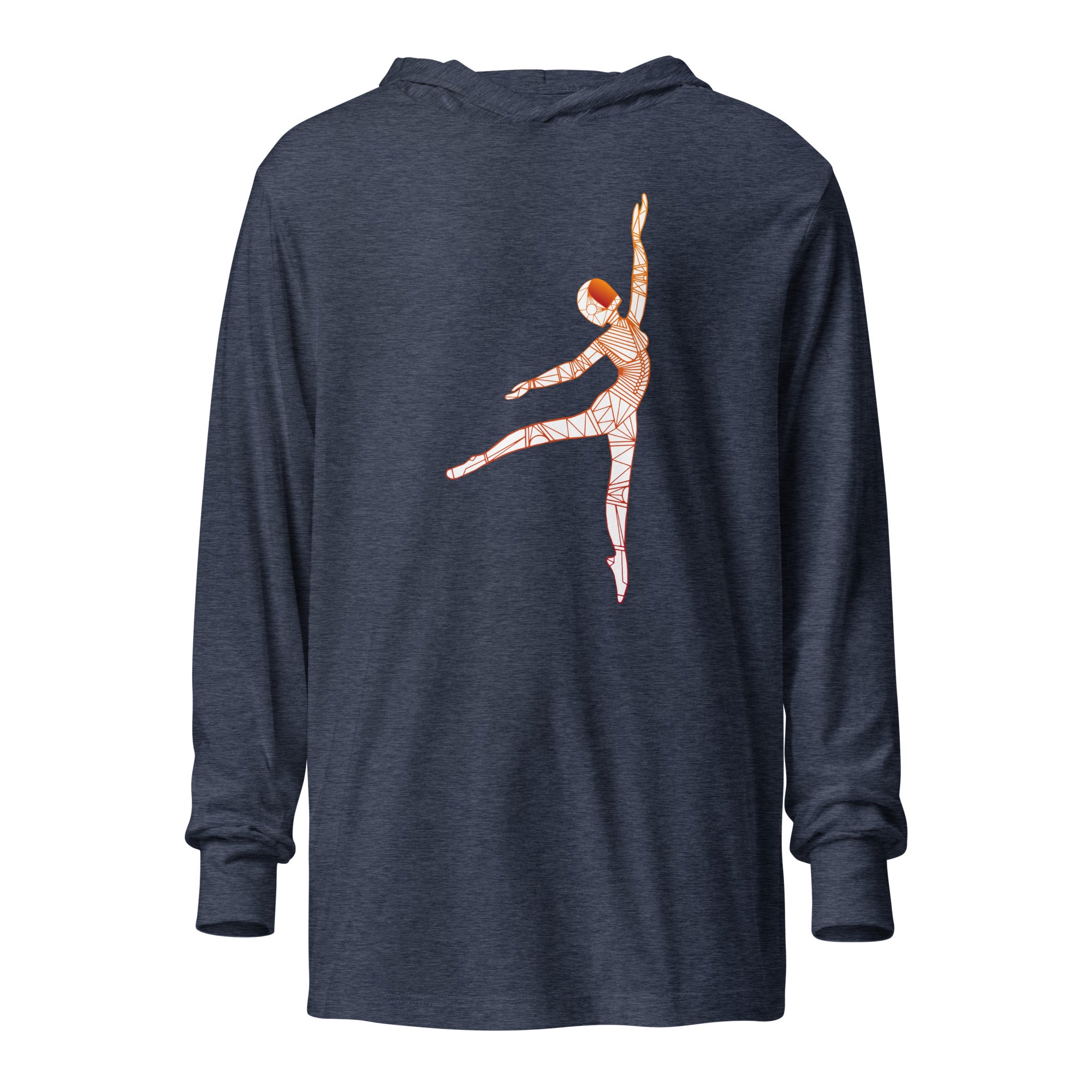 Afrobotica Pointe Constellation Hooded long-sleeve tee