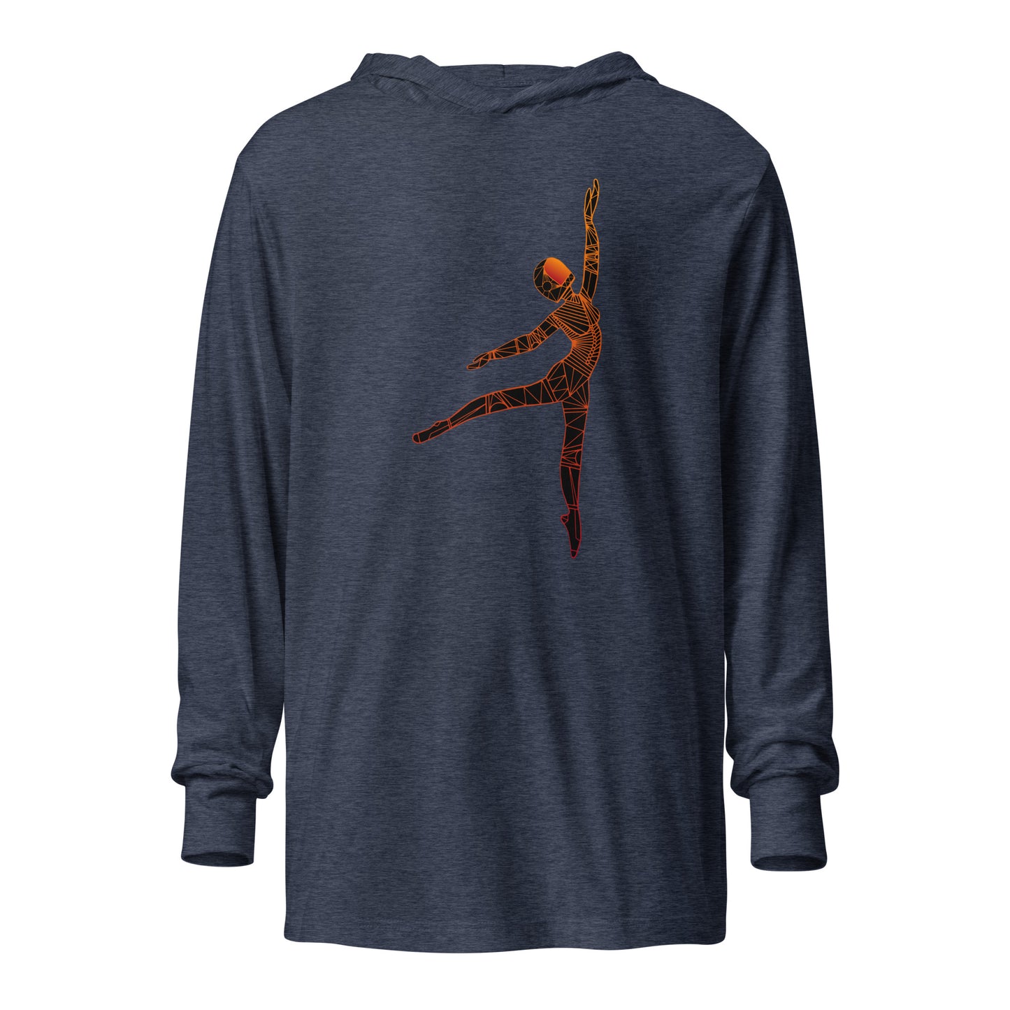 Afrobotica Pointe Constellation Hooded long-sleeve tee