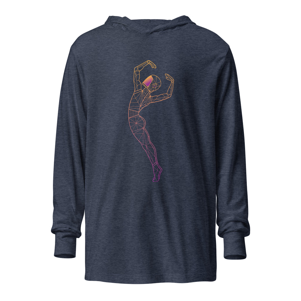 Afroboticus Plasma Hooded long-sleeve tee