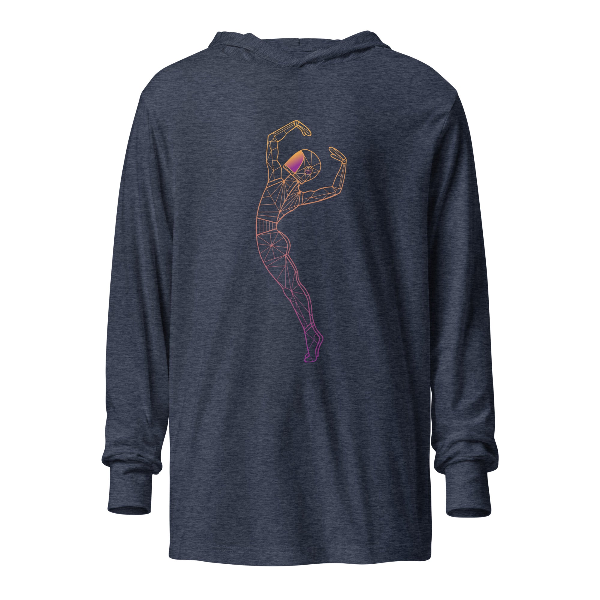 Afroboticus Plasma Hooded long-sleeve tee