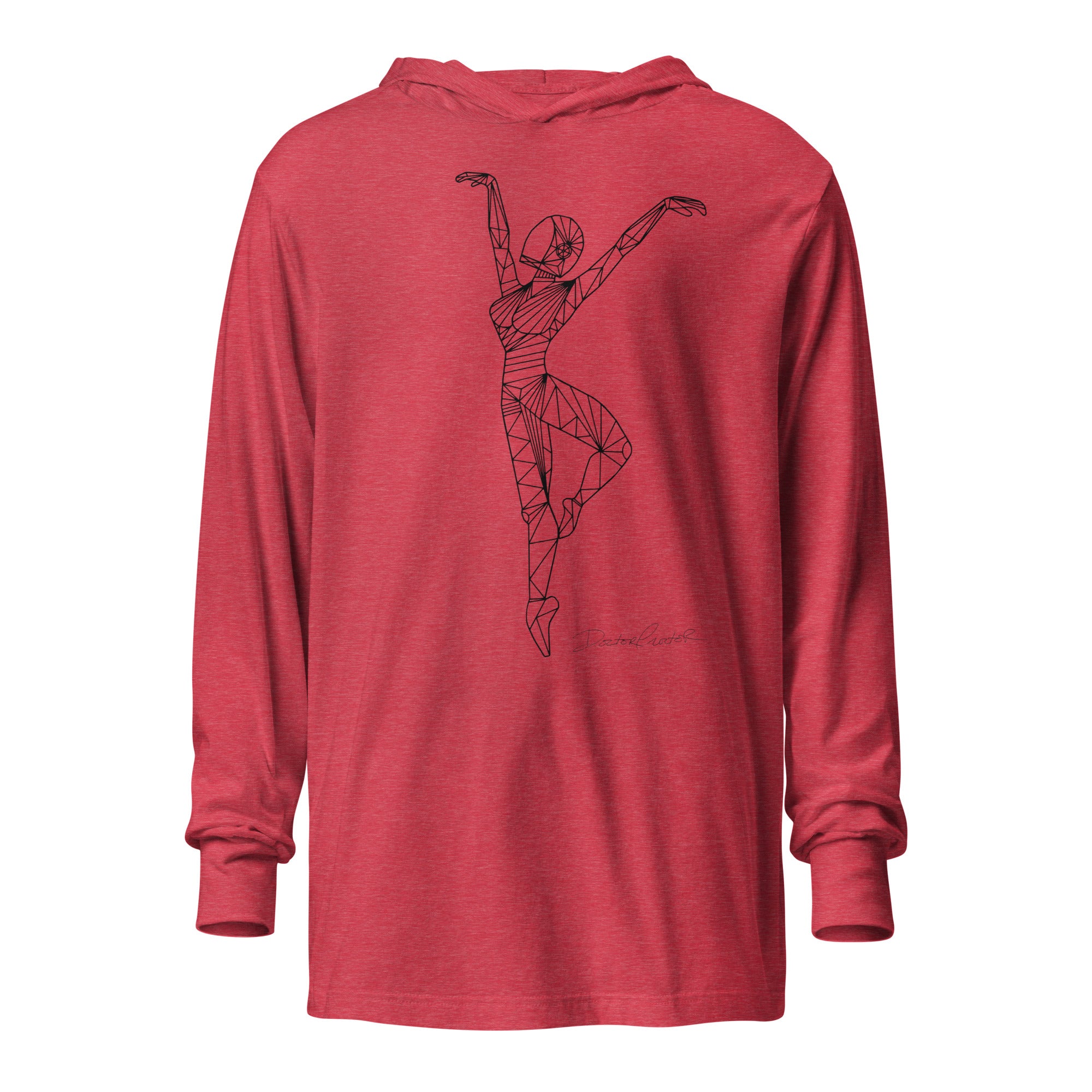 Afrobotica Releve Hooded long-sleeve tee