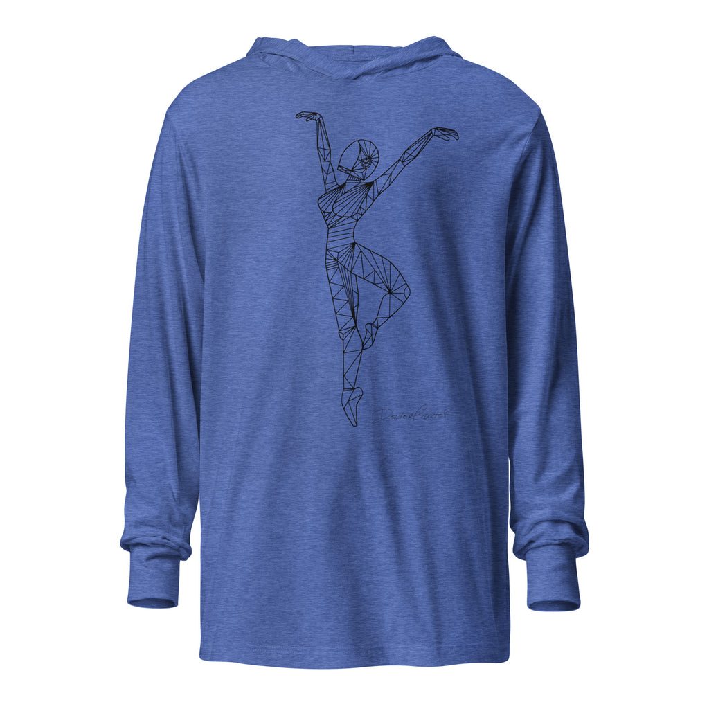 Afrobotica Releve Hooded long-sleeve tee