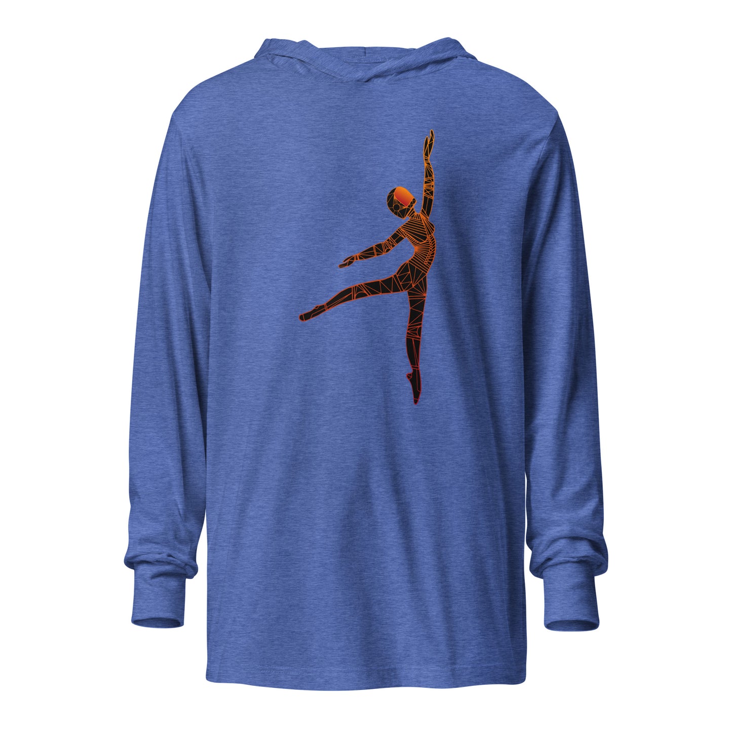 Afrobotica Pointe Constellation Hooded long-sleeve tee