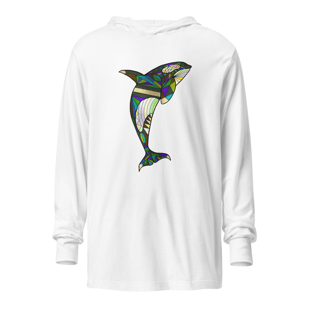 The Cosmic Orca Hooded long-sleeve tee