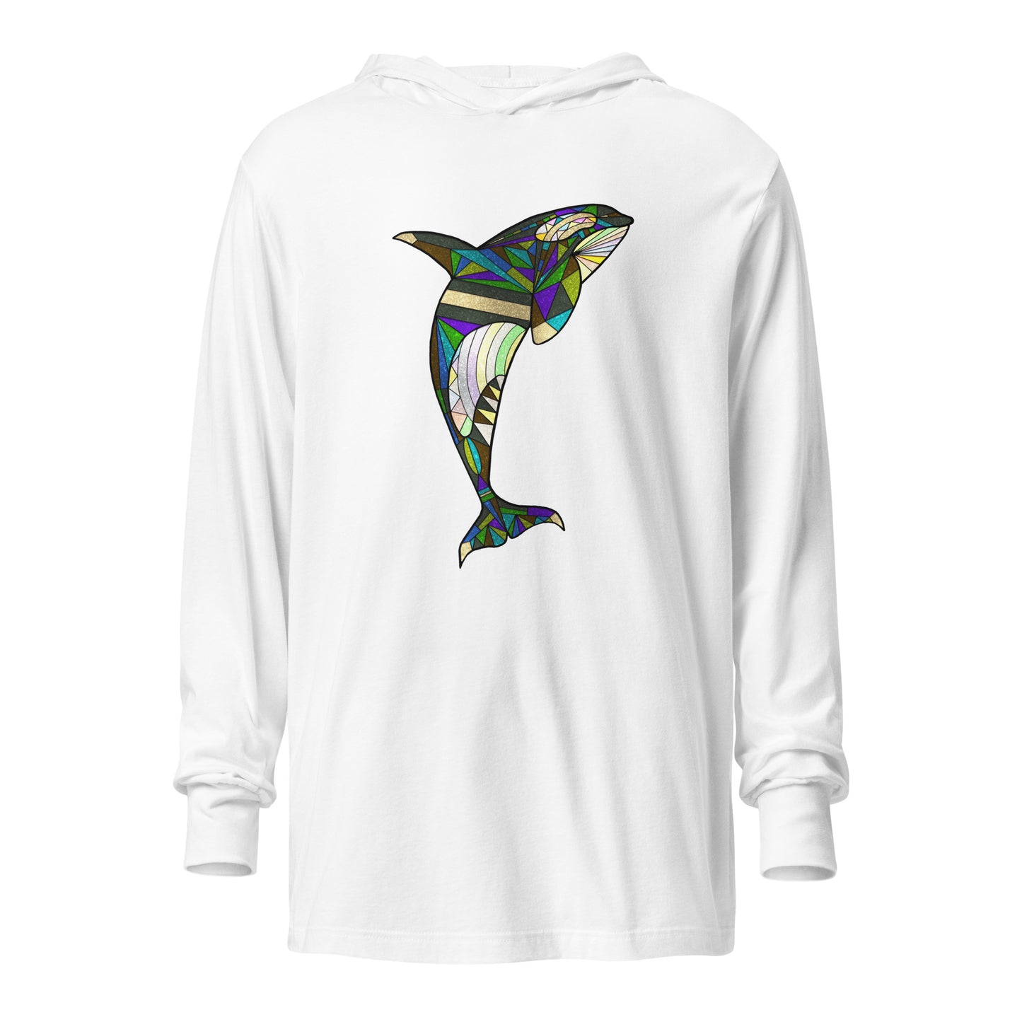 The Cosmic Orca Hooded long-sleeve tee