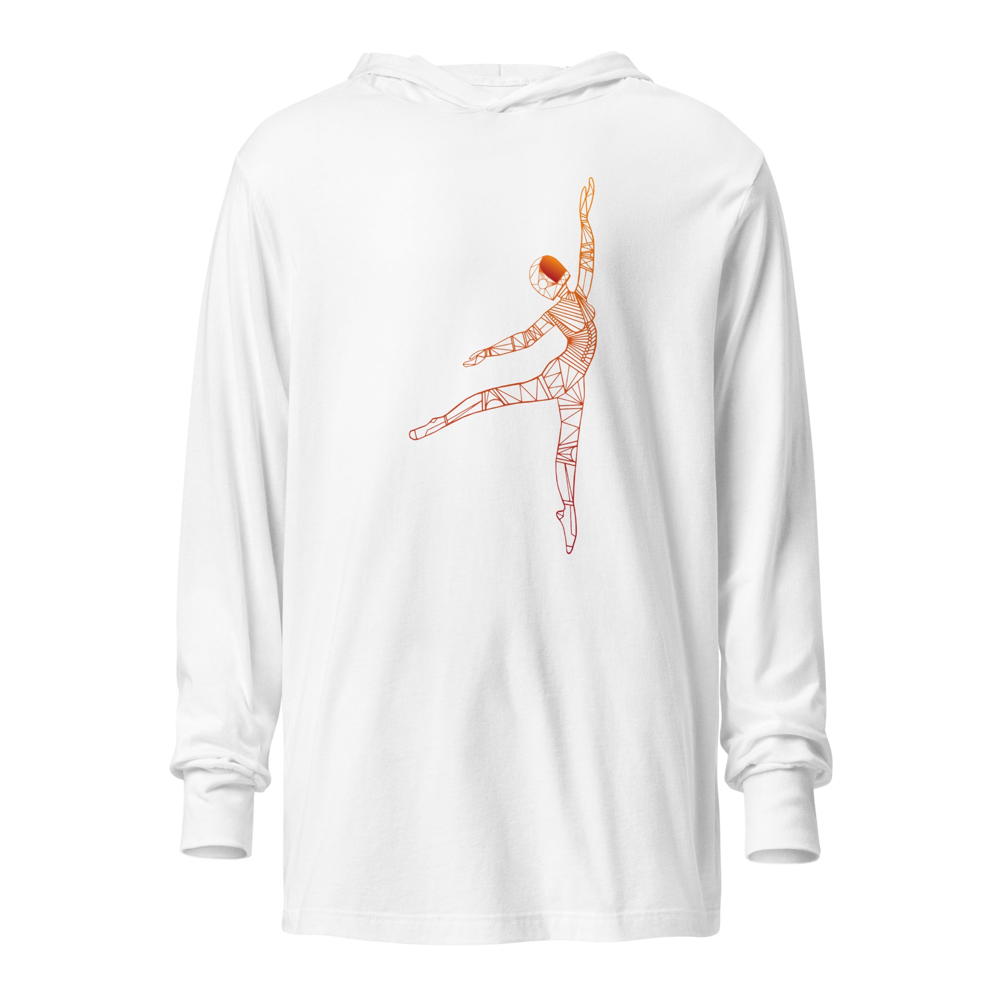 Afrobotica Pointe Constellation Hooded long-sleeve tee