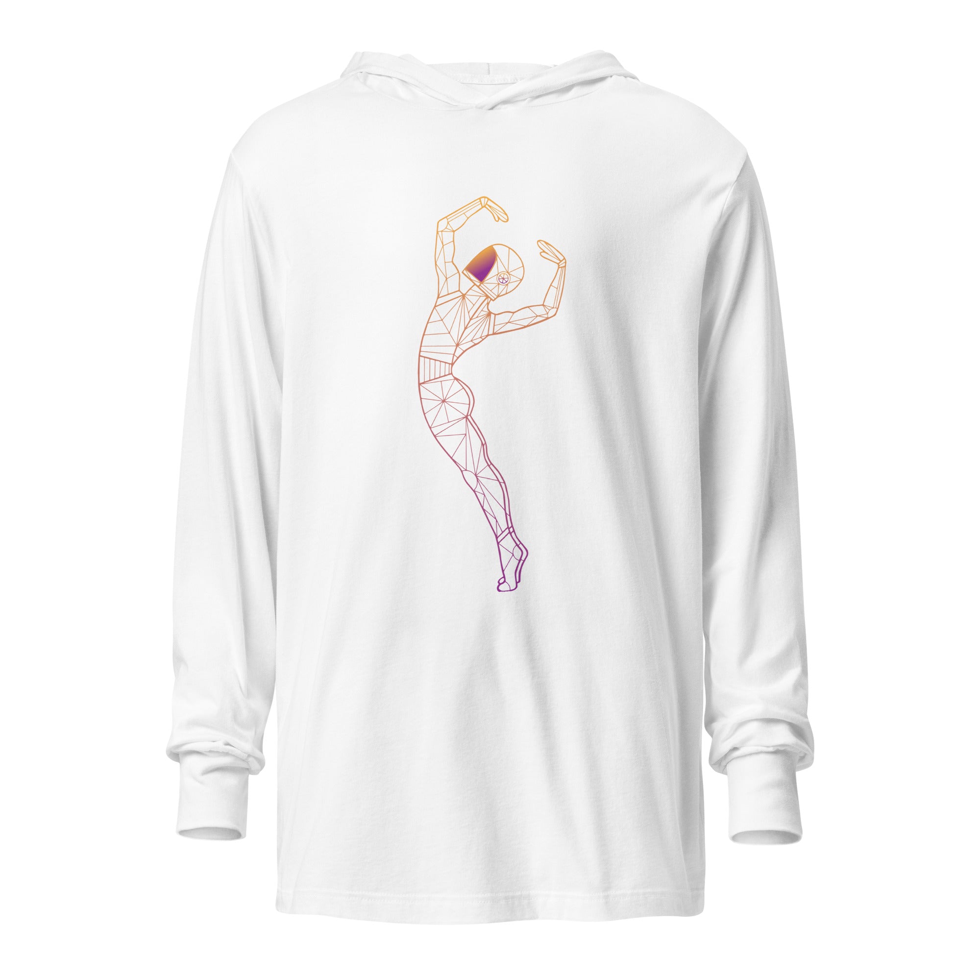 Afroboticus Plasma Hooded long-sleeve tee