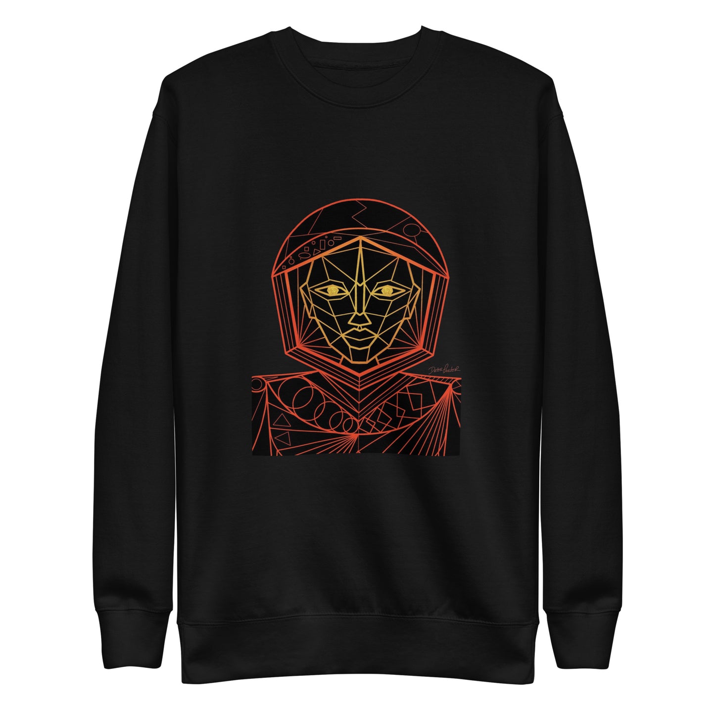 Afrobotica Avatar Red Unisex Premium Sweatshirt