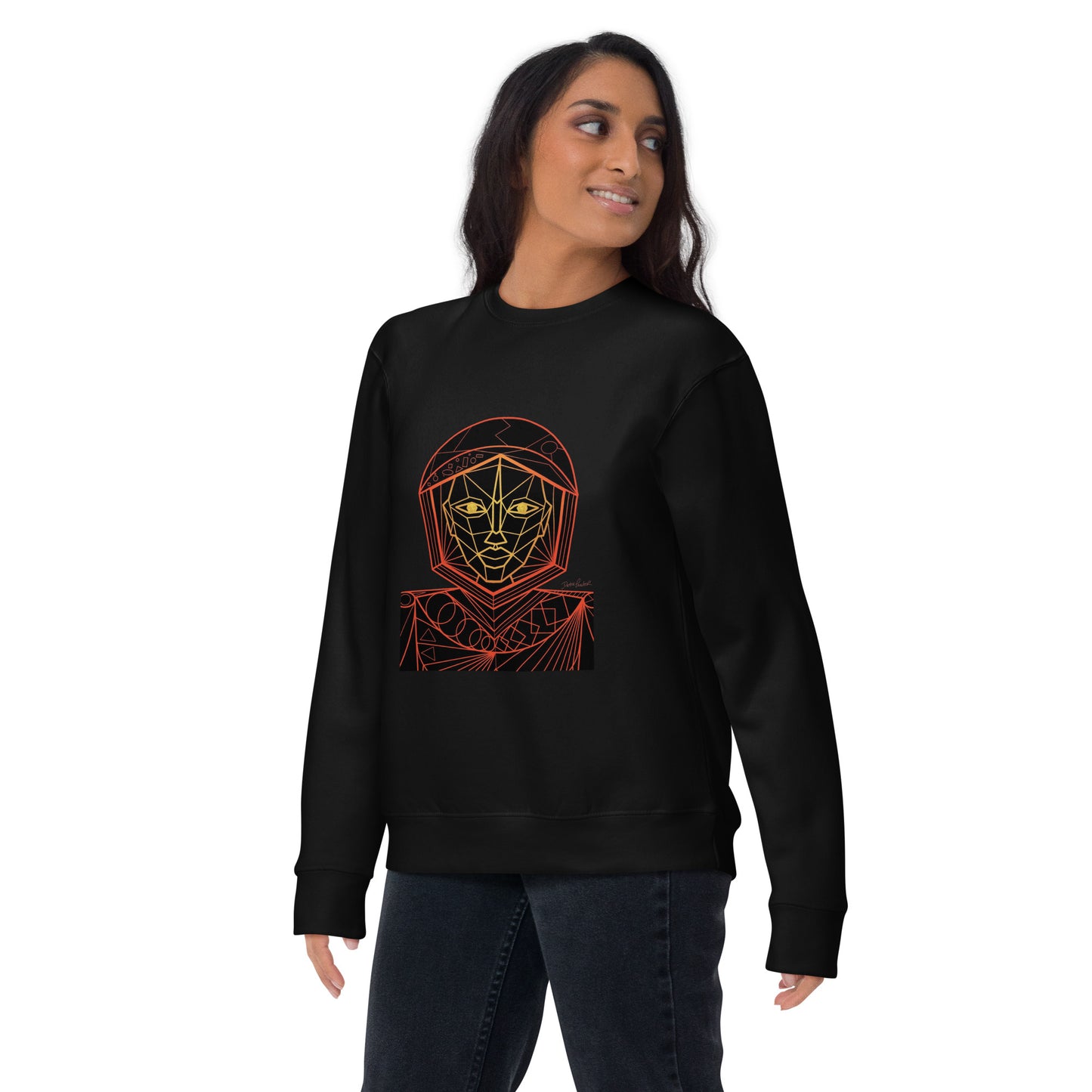 Afrobotica Avatar Red Unisex Premium Sweatshirt