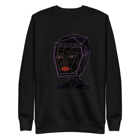 Afrobotica Bella Neon Unisex Premium Sweatshirt