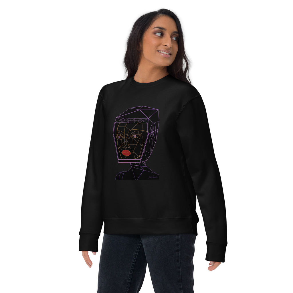 Afrobotica Bella Neon Unisex Premium Sweatshirt