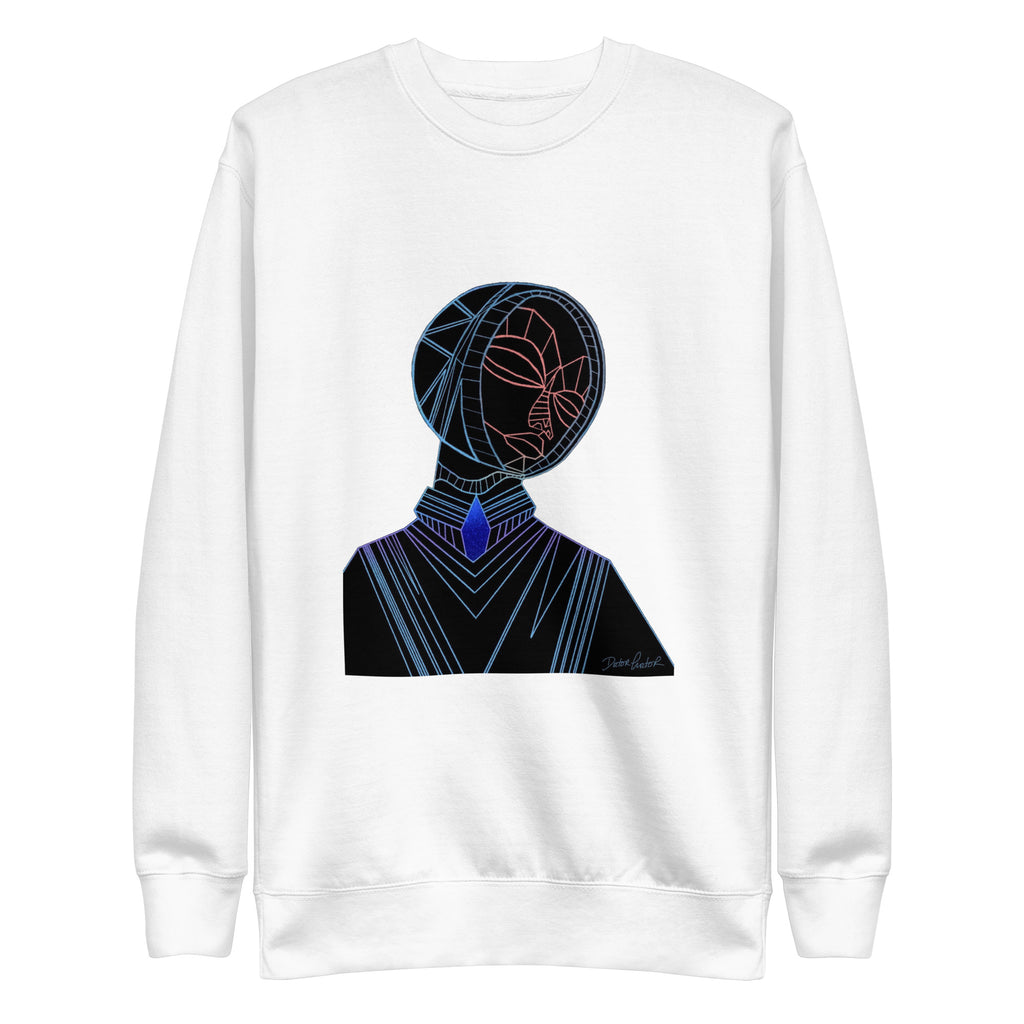 Afrobotica Melancholy Blue Unisex Premium Sweatshirt