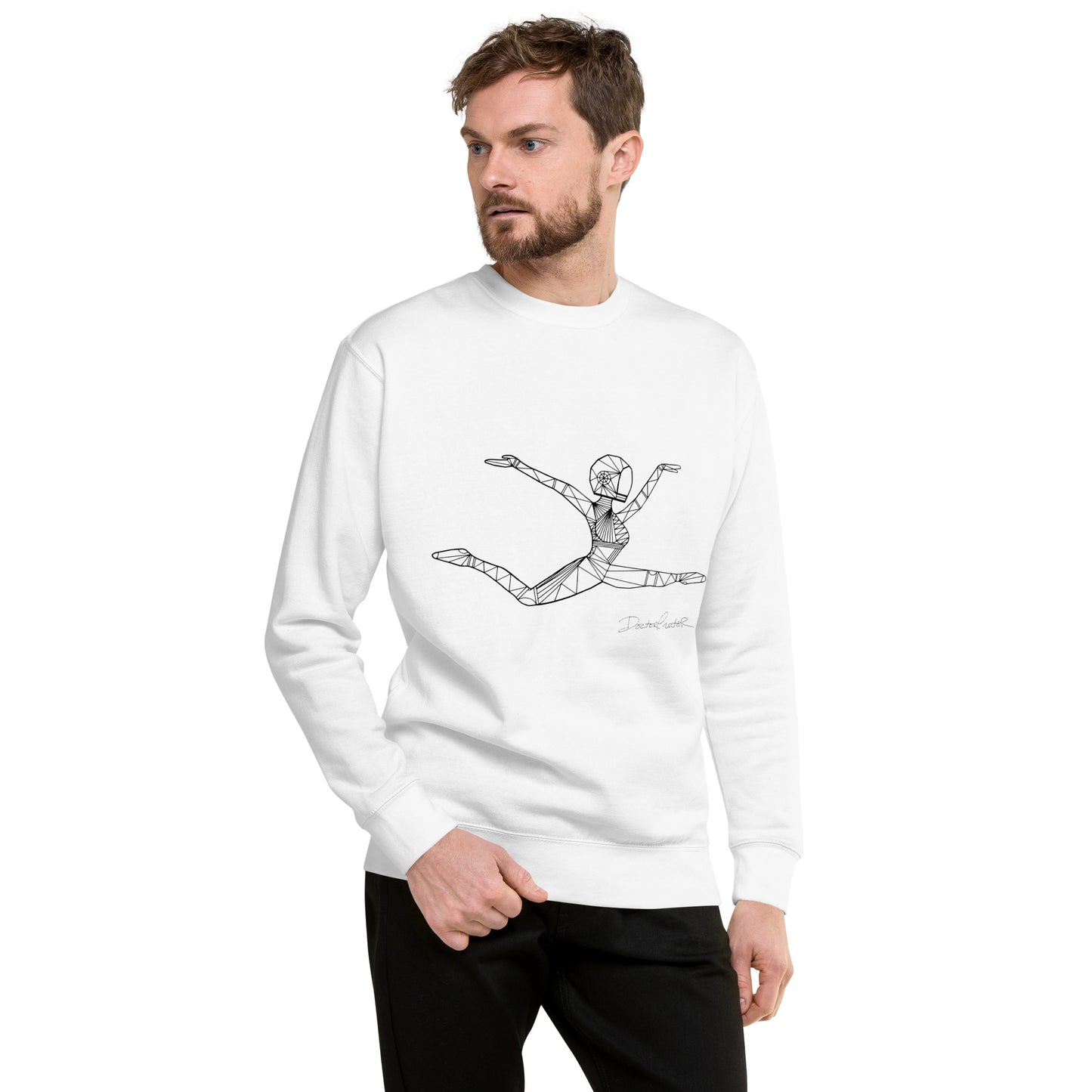 Afrobotica Ciseaux Unisex Premium Sweatshirt