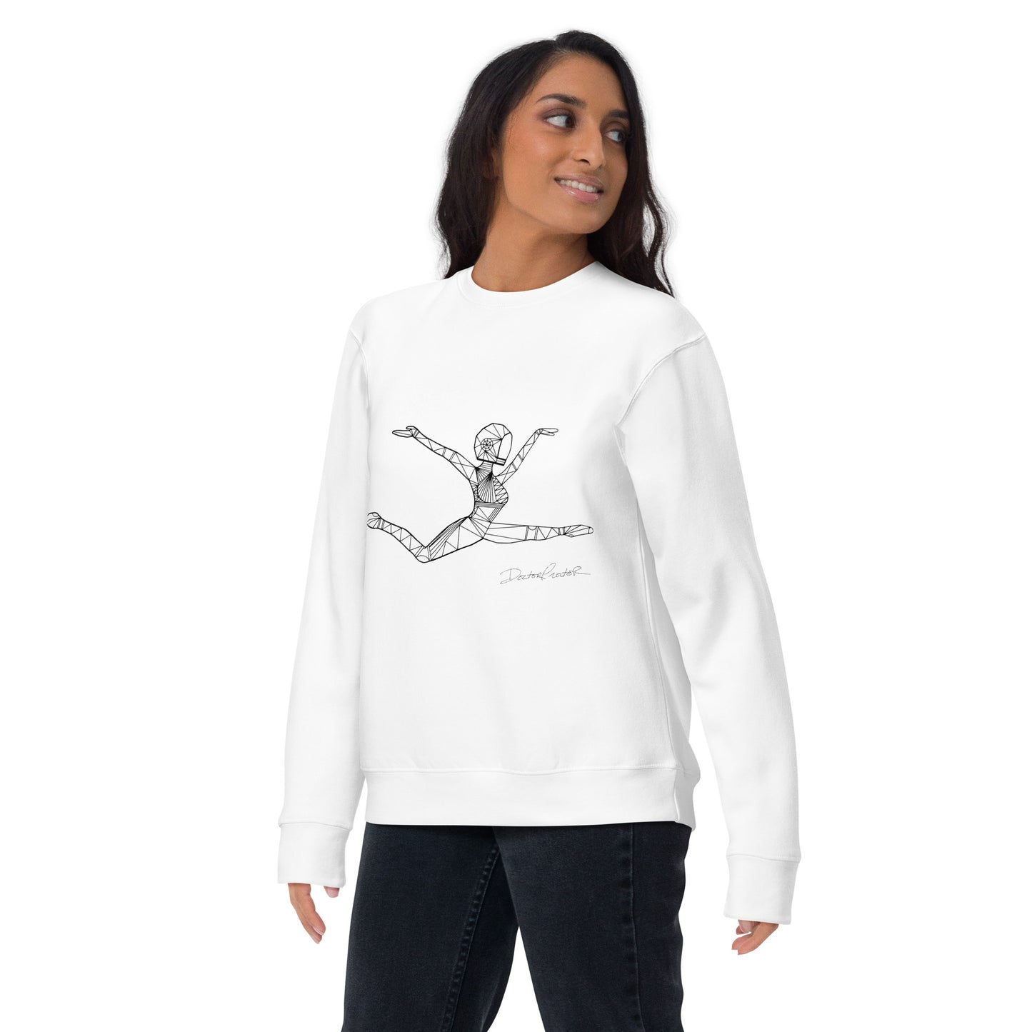 Afrobotica Ciseaux Unisex Premium Sweatshirt