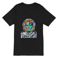 Afrobotica Avatar Multi Unisex Short Sleeve V-Neck T-Shirt