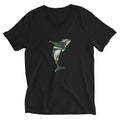 The Cosmic Orca Unisex Short Sleeve V-Neck T-Shirt